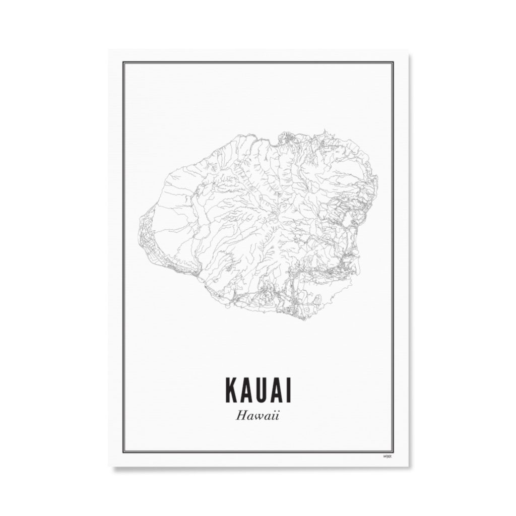 Poster von Kauai | WIJCK.