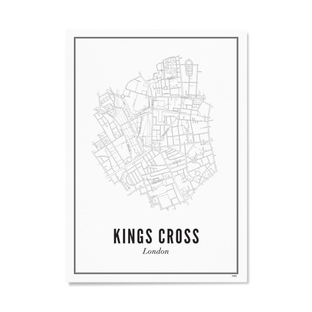 Poster von London - Kings Cross | WIJCK.