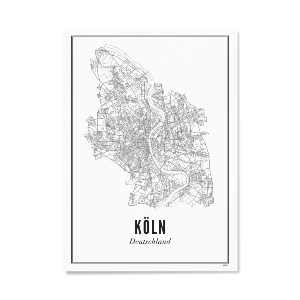 Poster of Cologne - City | WIJCK.