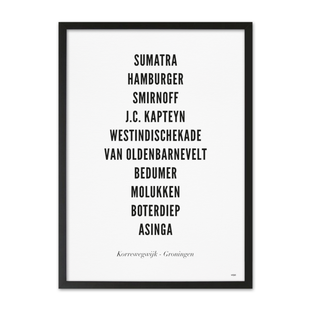 Affiches de Groningen - Korrewegwijk | WIJCK.