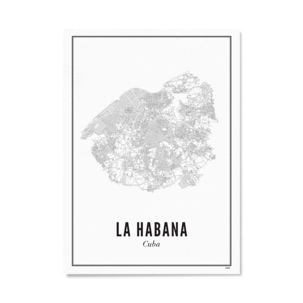 Poster von Havana - Stadt | WIJCK.