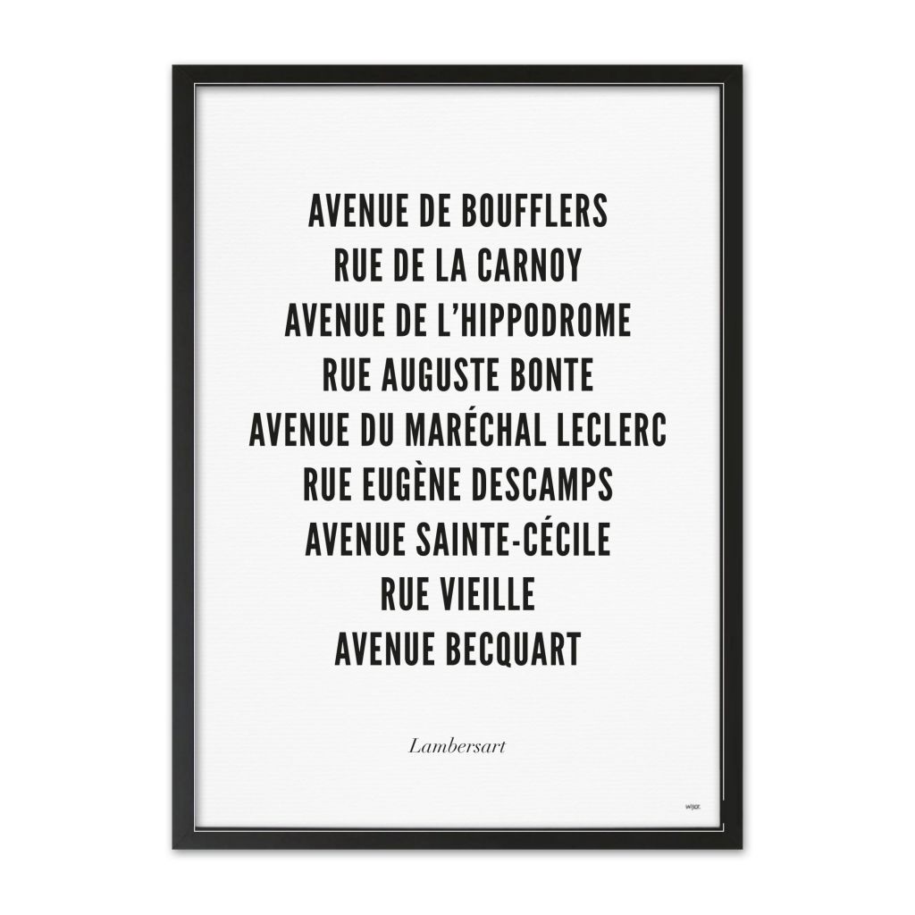 Affiches de Lambersart - Stad | WIJCK.