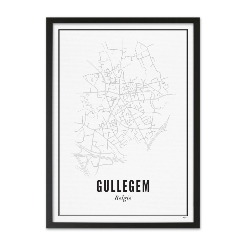 Poster van Gullegem - Stad | WIJCK. 