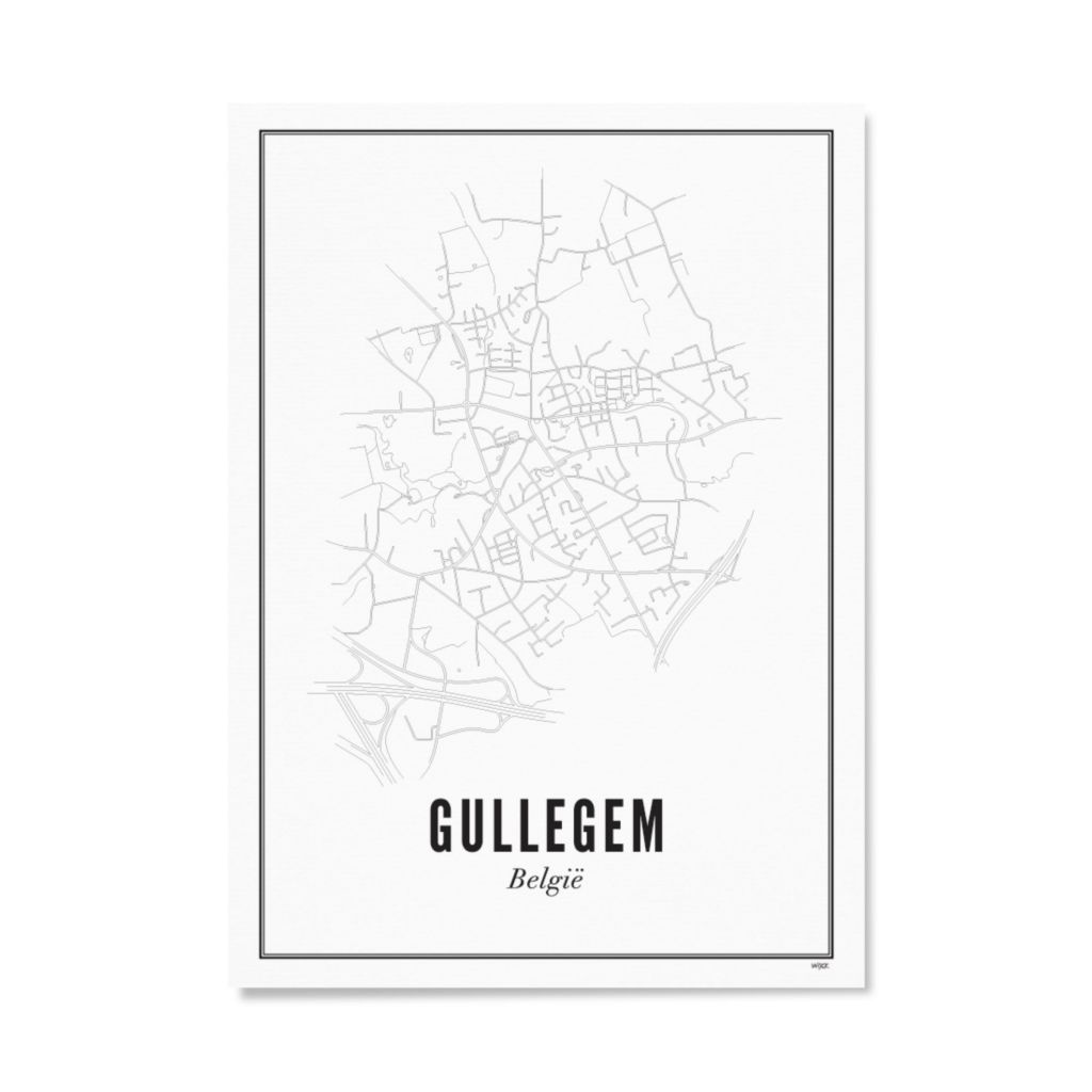 Poster van Gullegem - Stad | WIJCK. 