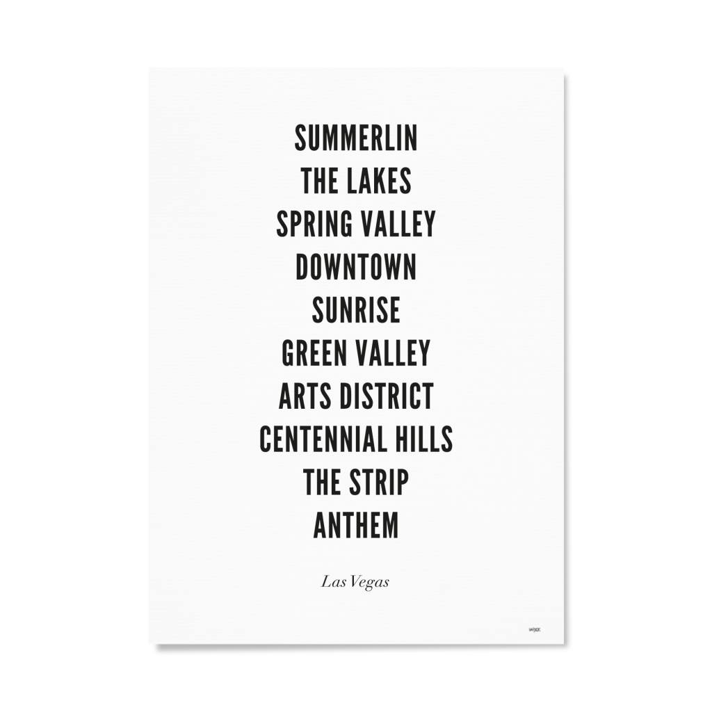 Affiches de Las Vegas - Ville | WIJCK.