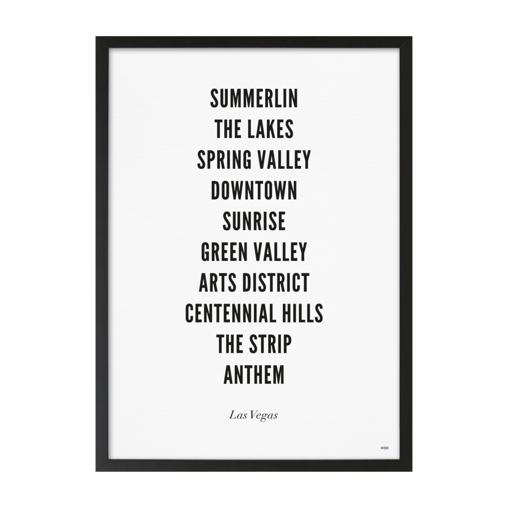Affiches de Las Vegas - Ville | WIJCK.