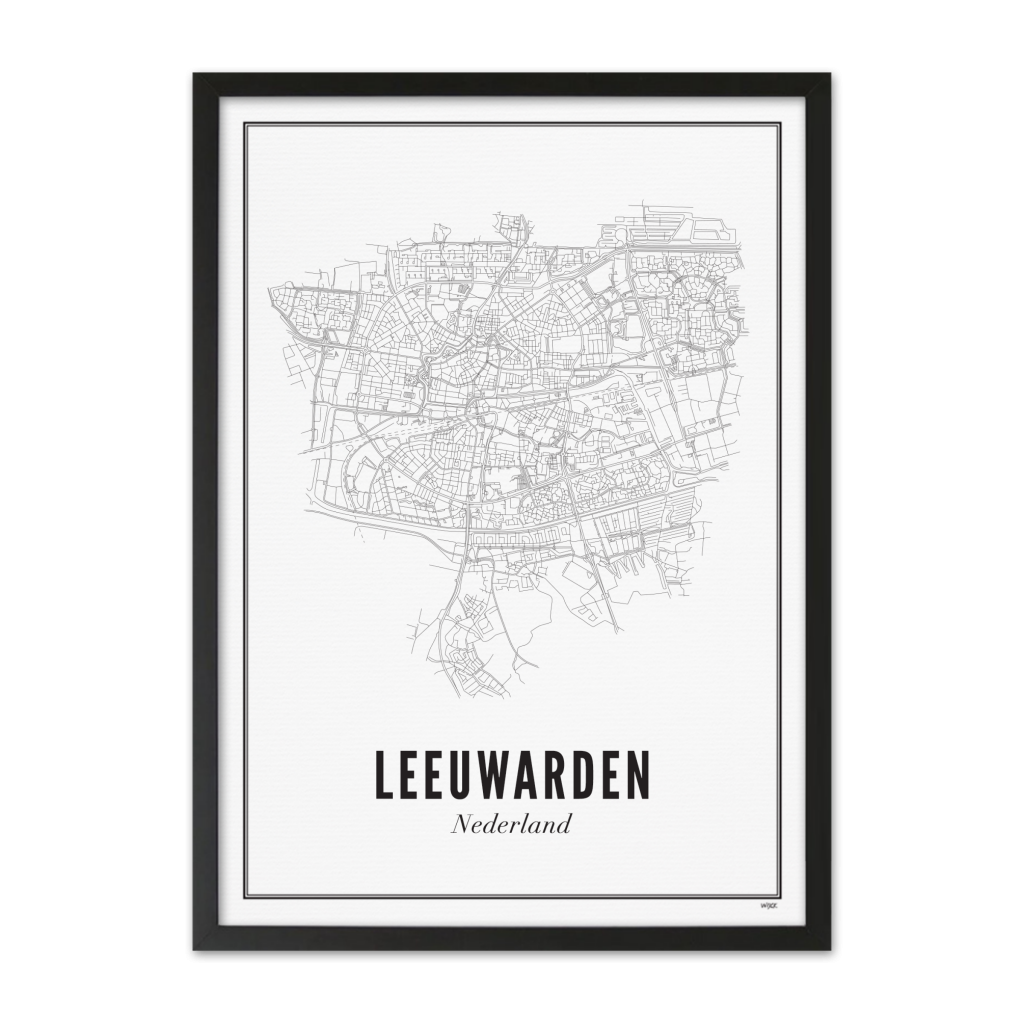Poster of Leeuwarden - City | WIJCK.