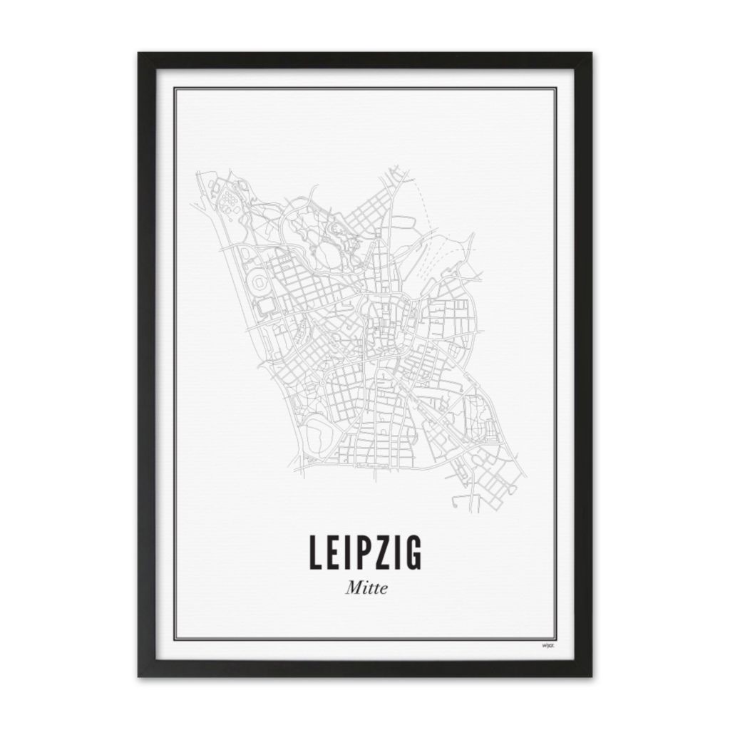 Poster van Leipzig - Mitte | WIJCK. 