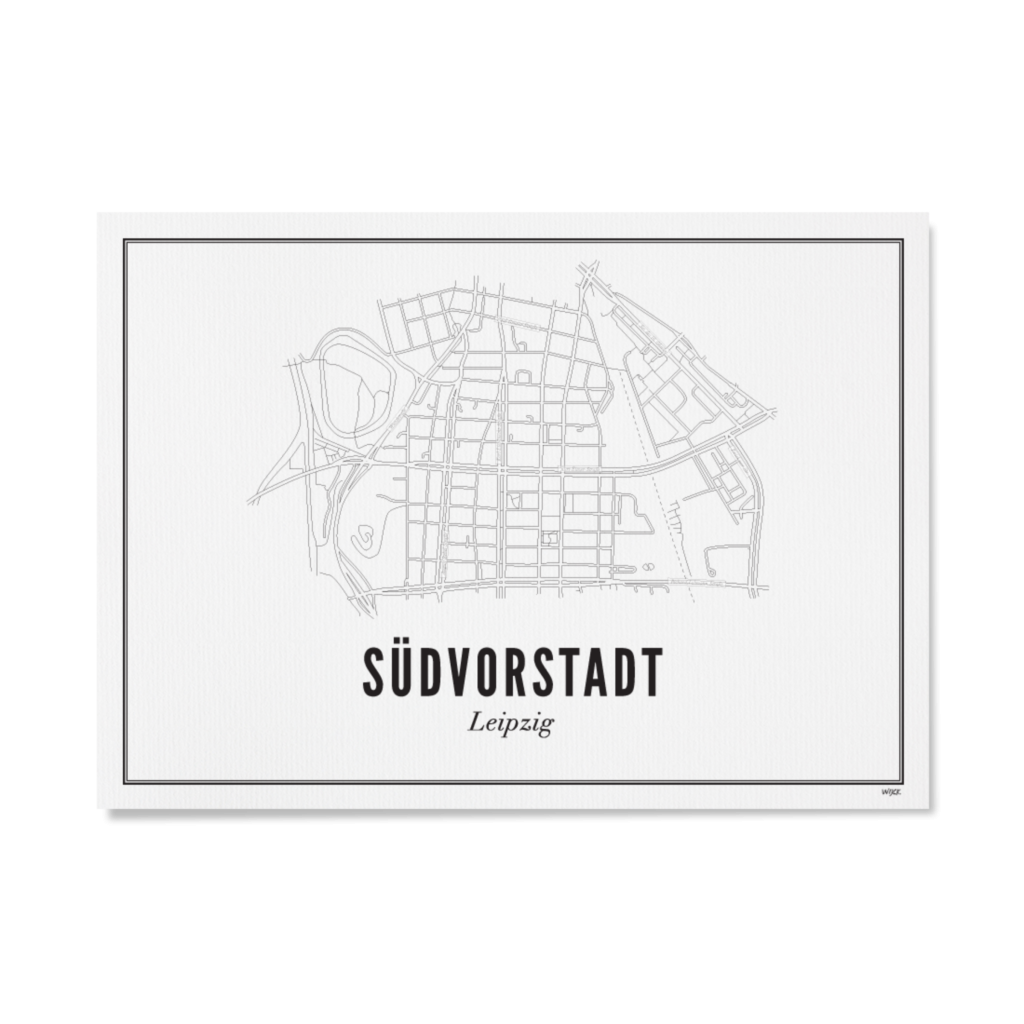 Affiches de Leipzig - Südvorstadt | WIJCK.