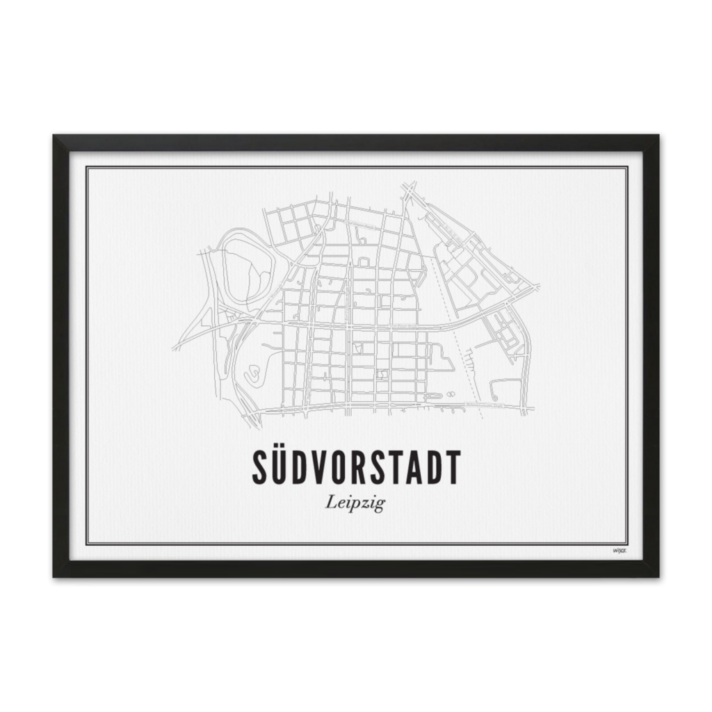 Affiches de Leipzig - Südvorstadt | WIJCK.
