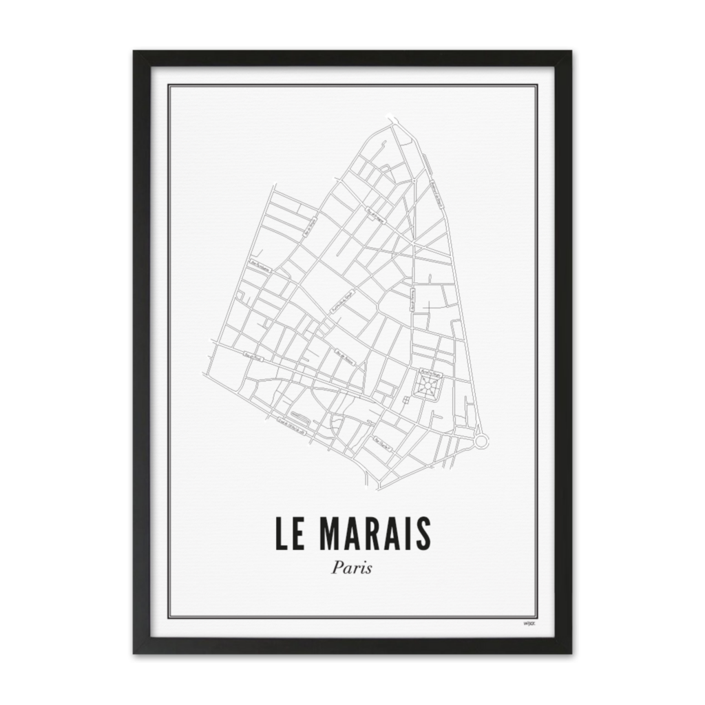 Affiches de Paris - Le Marais | WIJCK.