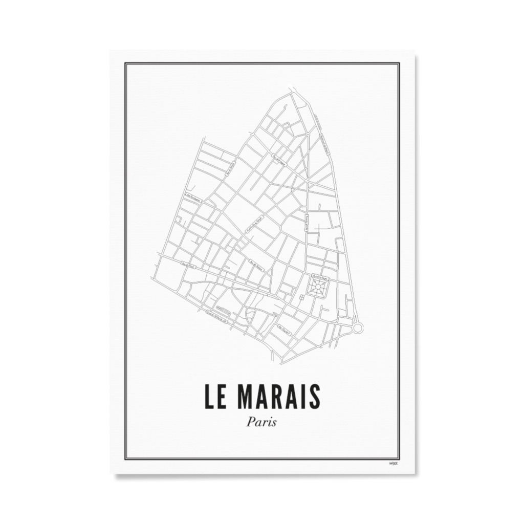 Affiches de Paris - Le Marais | WIJCK.