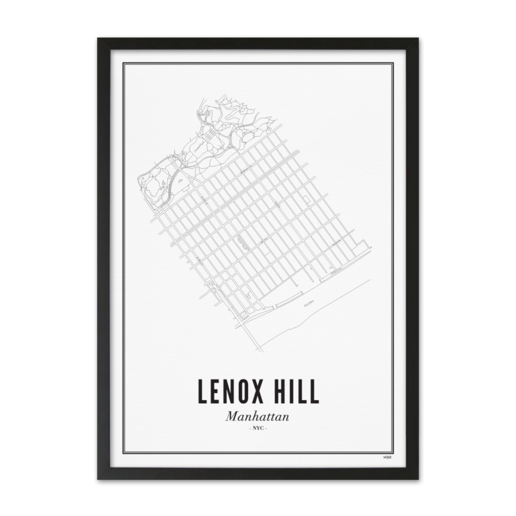 Affiches de New York - Lenox Hill | WIJCK.
