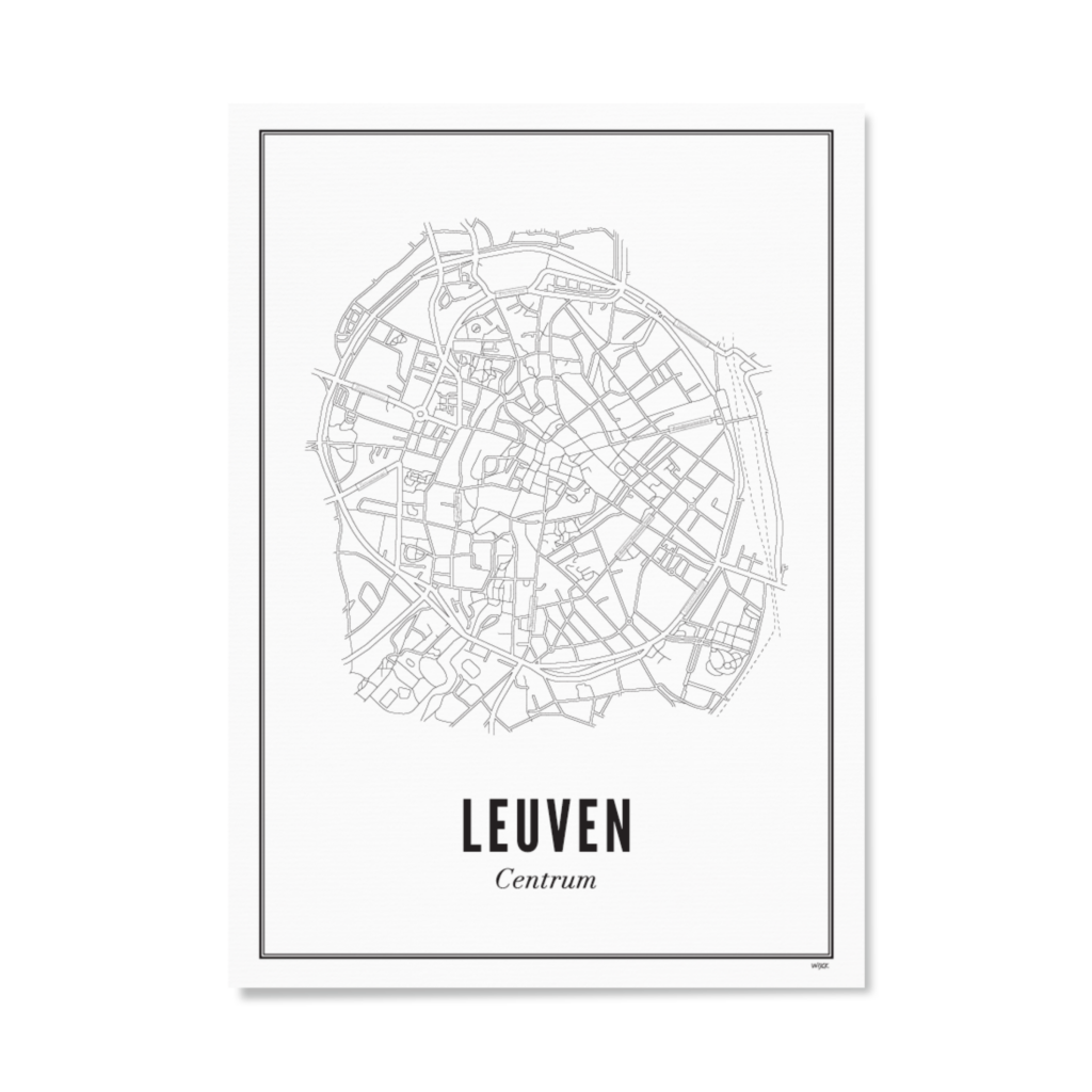 Poster von Löwen - Zentrum | WIJCK.