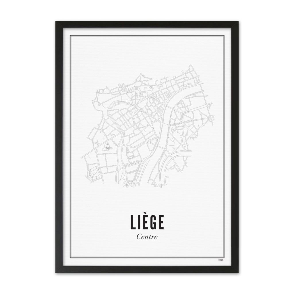 Poster van Luik - Centrum | WIJCK. 