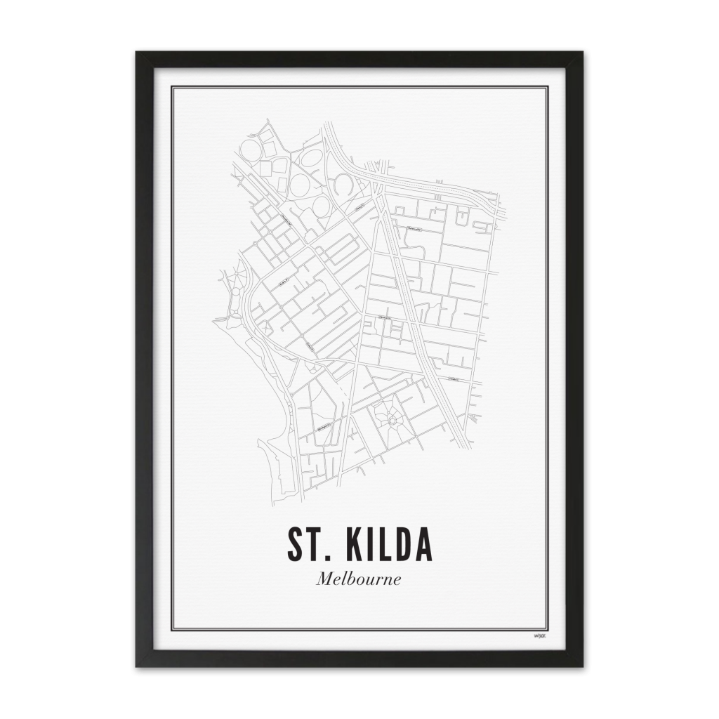 Poster van Melbourne - St. Kilda | WIJCK. 