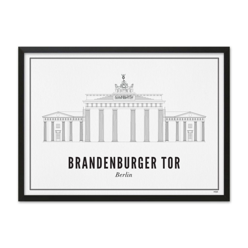 Poster von Berlin - Brandenburger Tor | WIJCK.