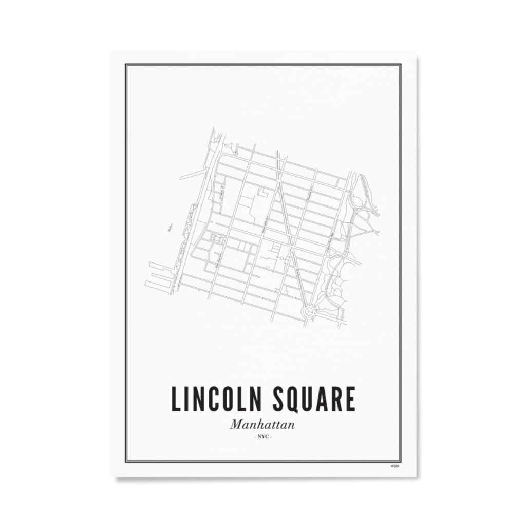 Affiches de New York - Lincoln Square | WIJCK.
