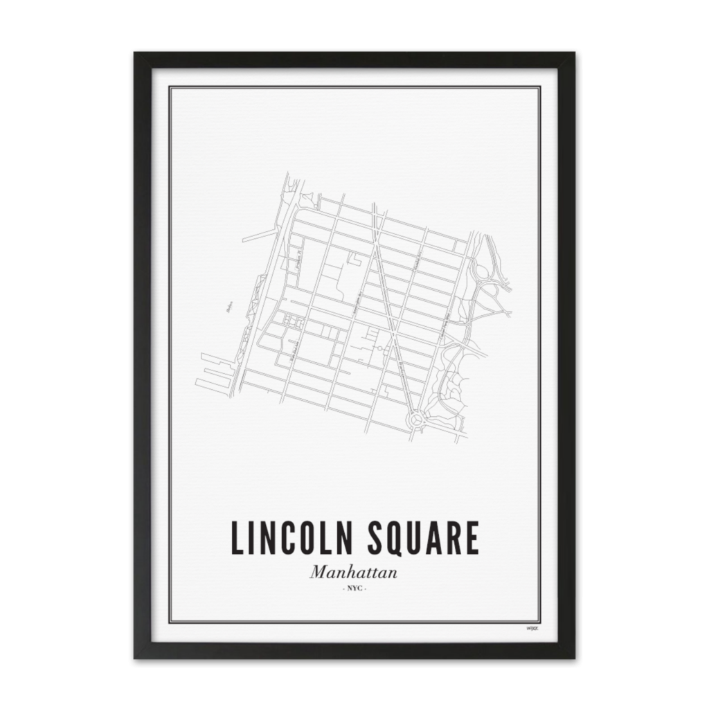 Affiches de New York - Lincoln Square | WIJCK.