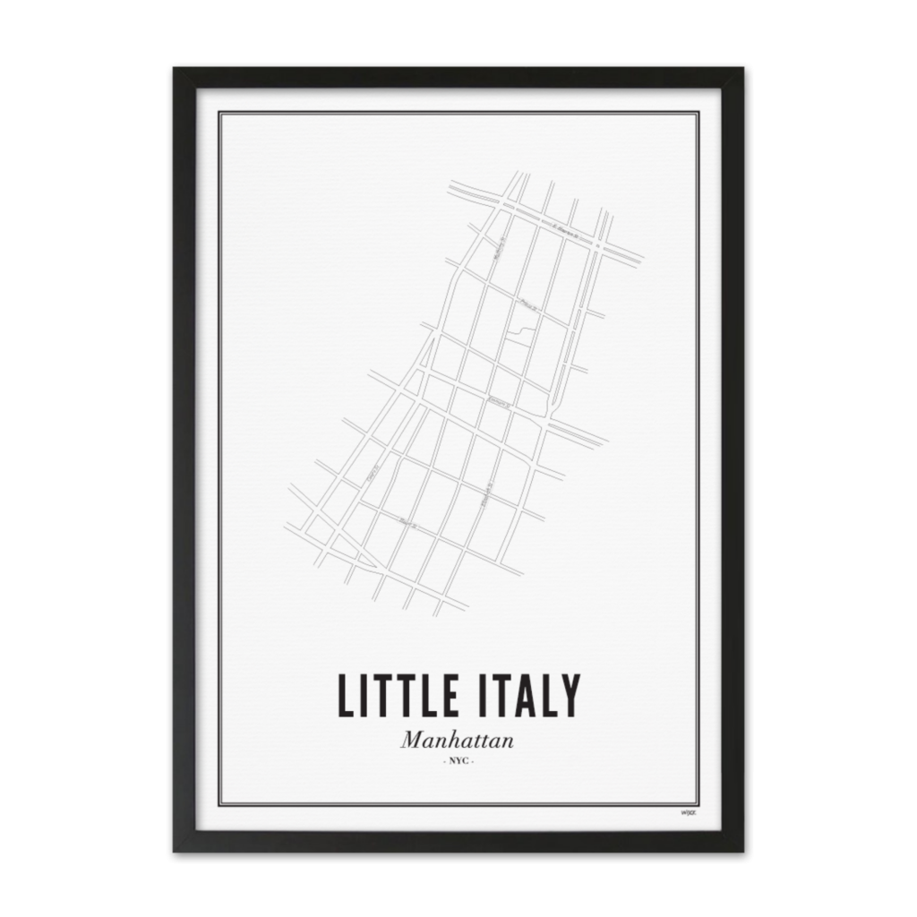 Poster van New York - Little Italy | WIJCK. 