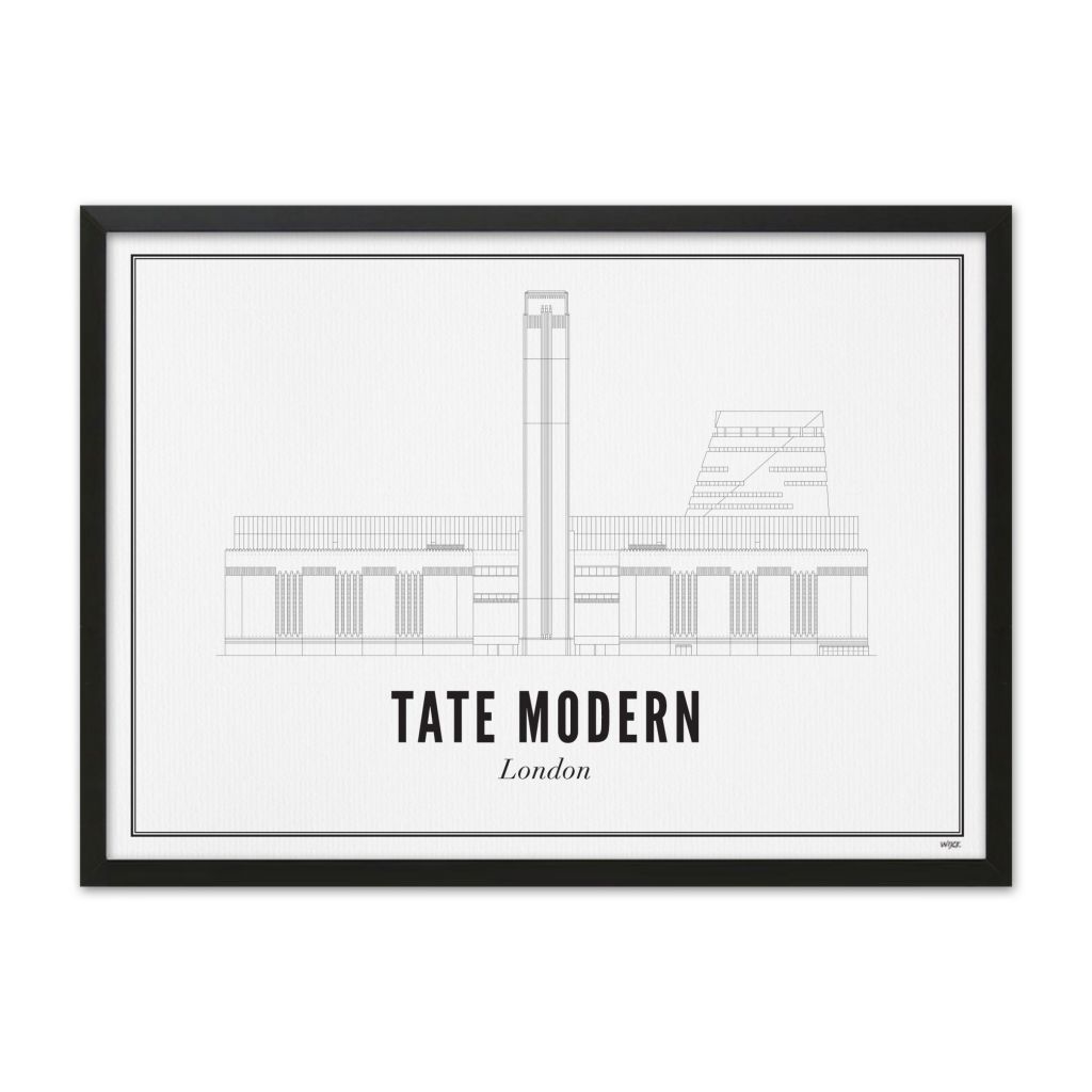 Poster van Londen - Tate Modern | WIJCK. 