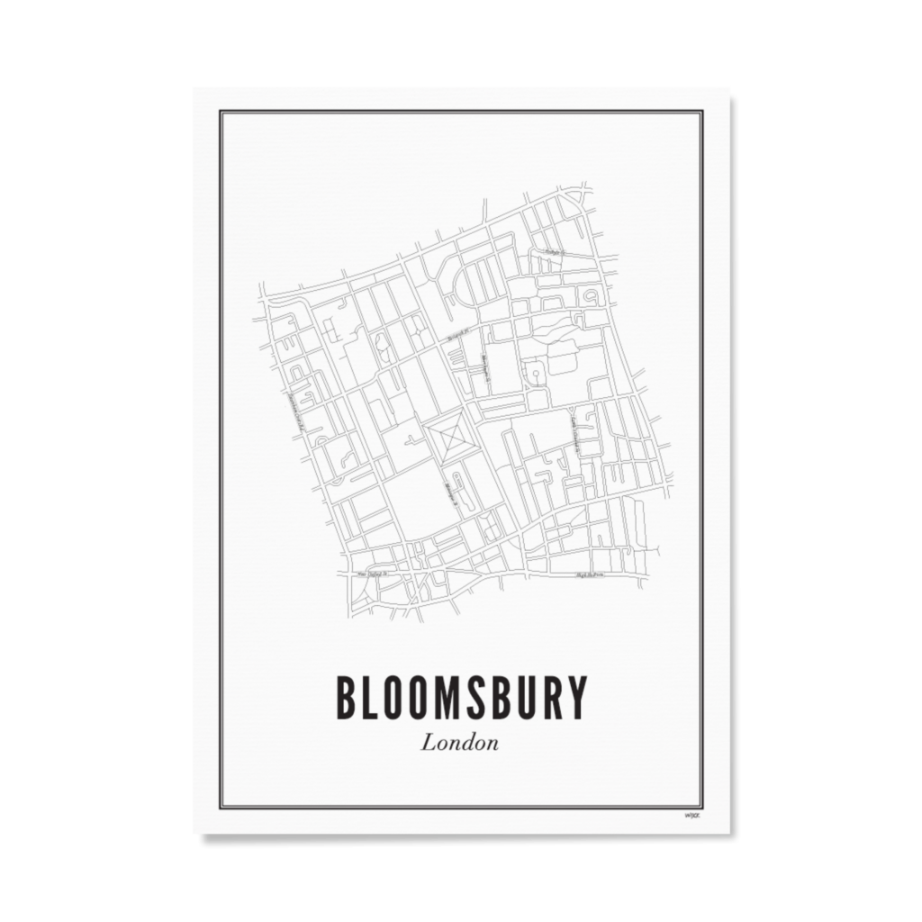 Poster von London - Bloomsburry | WIJCK.