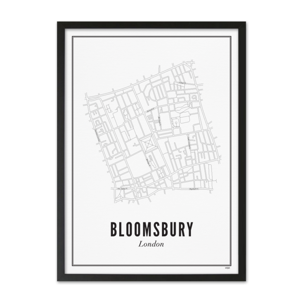 Poster von London - Bloomsburry | WIJCK.