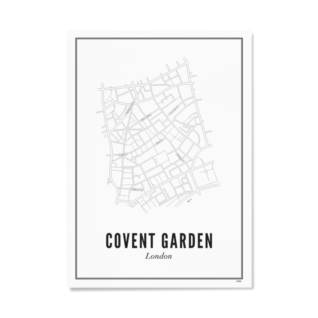 Poster von London - Covent Garden | WIJCK.