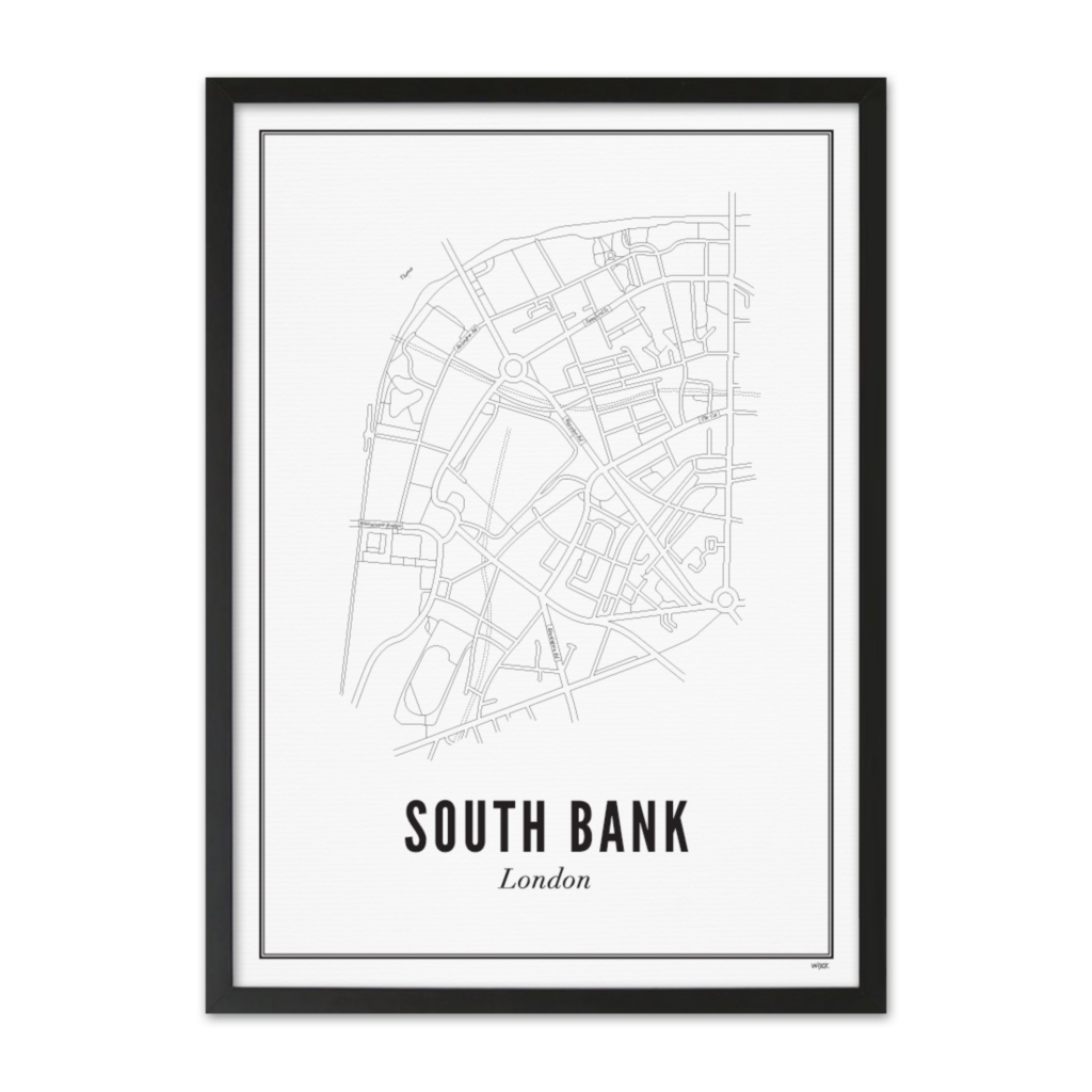 Poster van Londen - South Bank | WIJCK. 