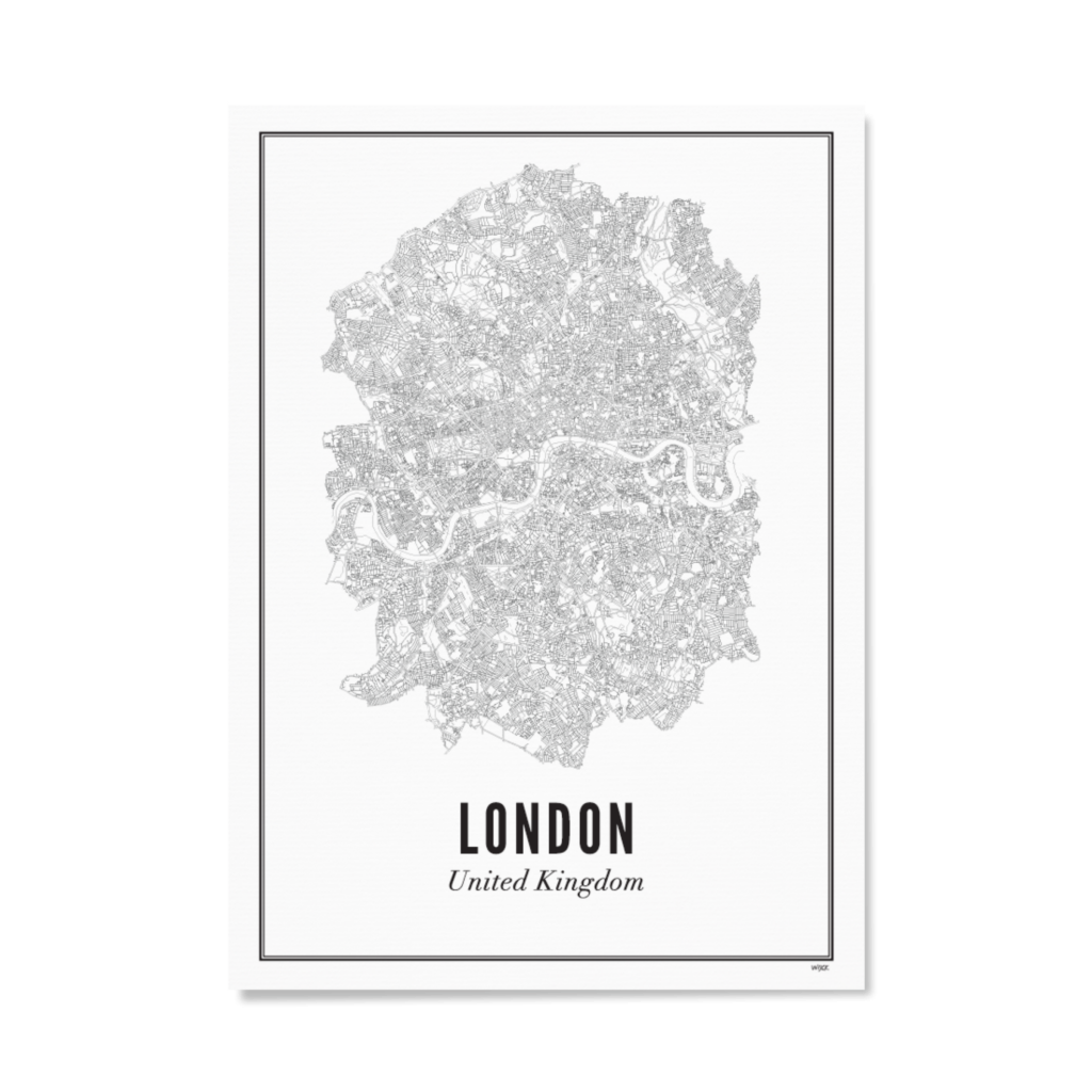 Poster von London - Stadt | WIJCK.