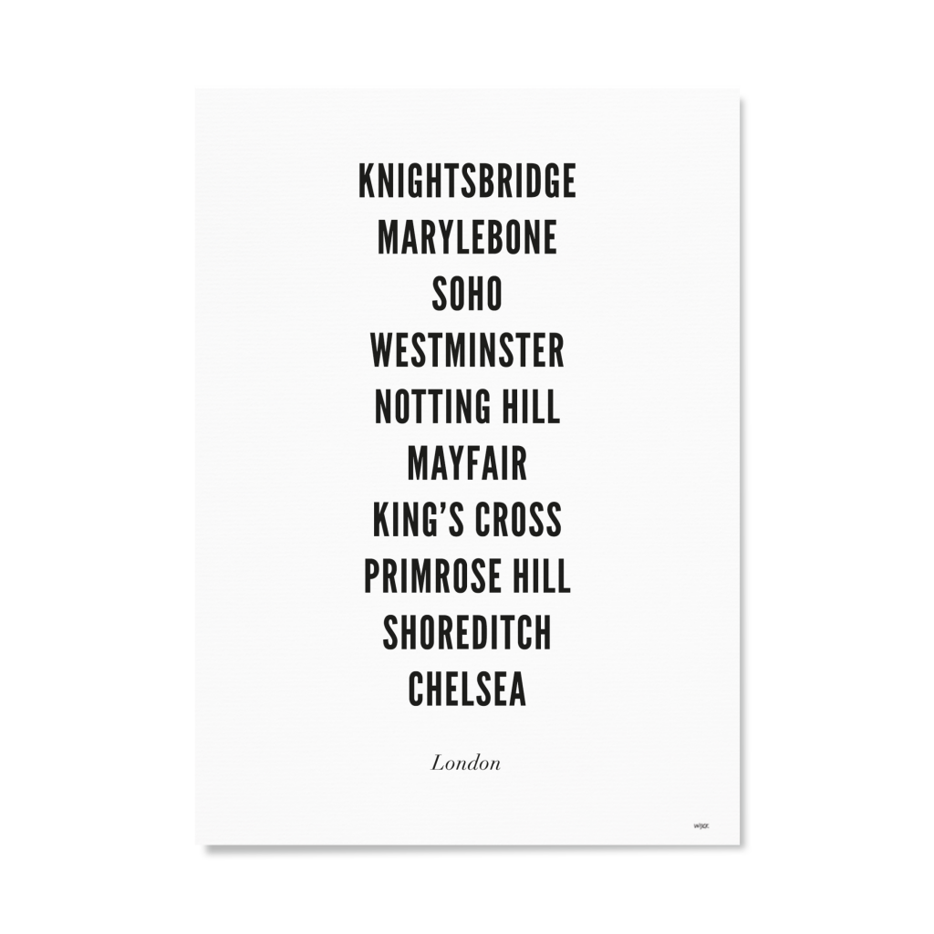 Poster von London - Stadt | WIJCK.