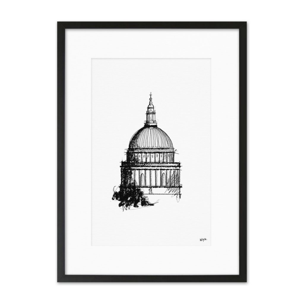 Poster von London - St Paul Cathedral | WIJCK.