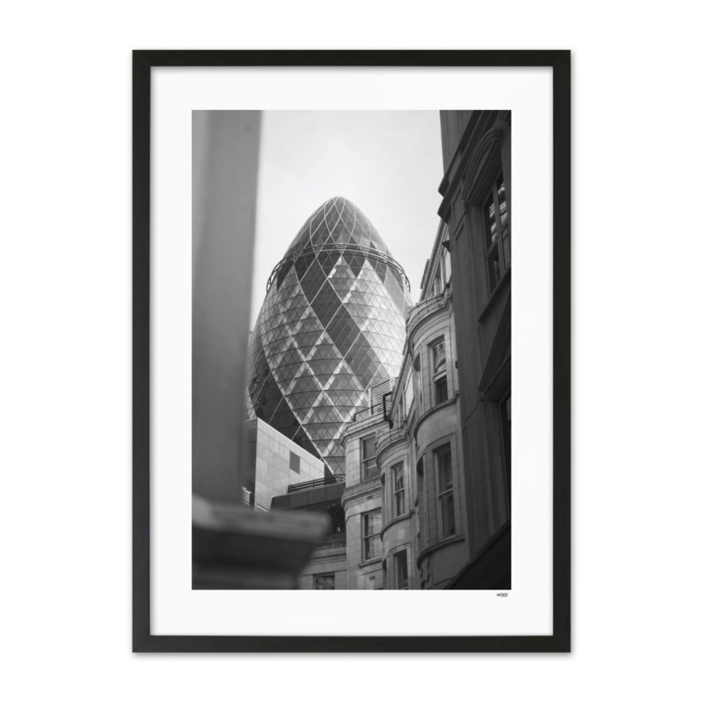 Poster van London - The Gherkin | WIJCK.