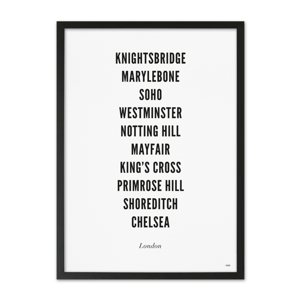 Poster von London - Stadt | WIJCK.