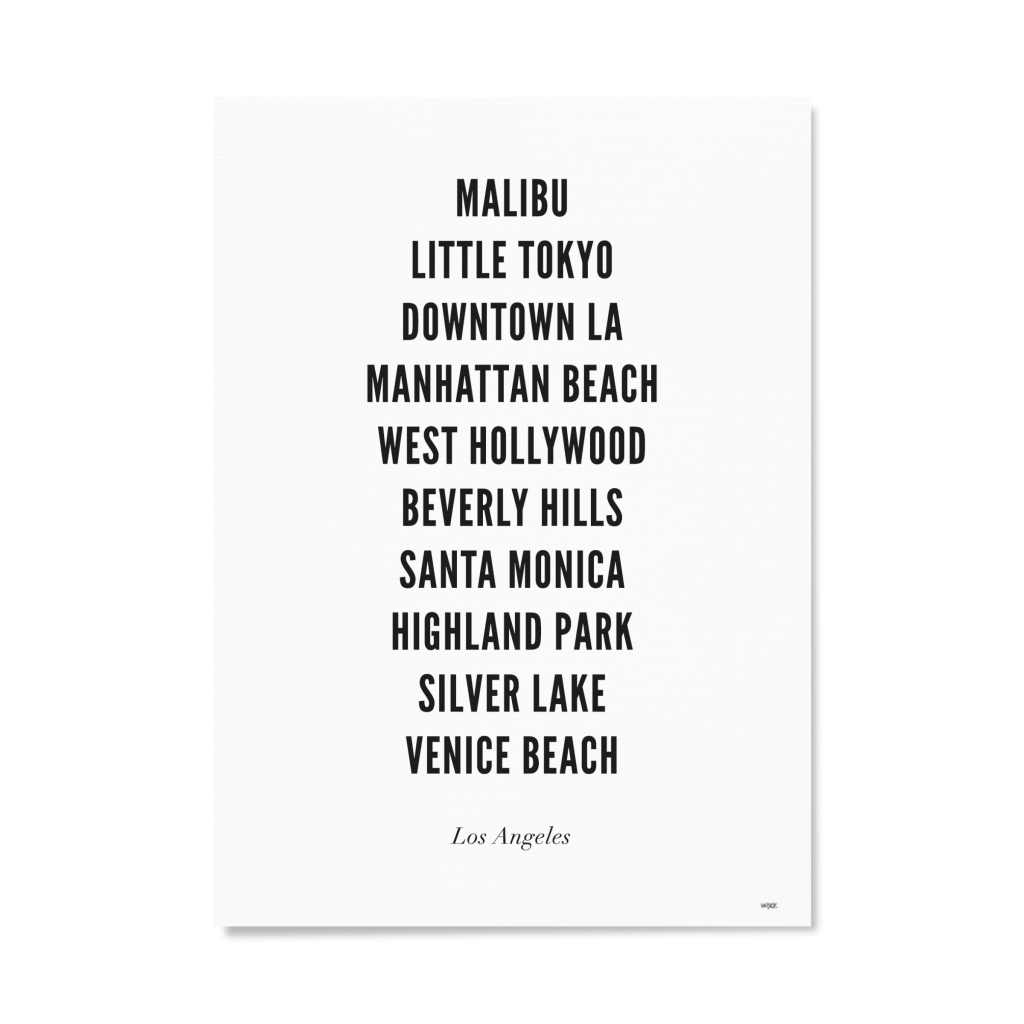 Poster of Los Angeles - City | WIJCK.