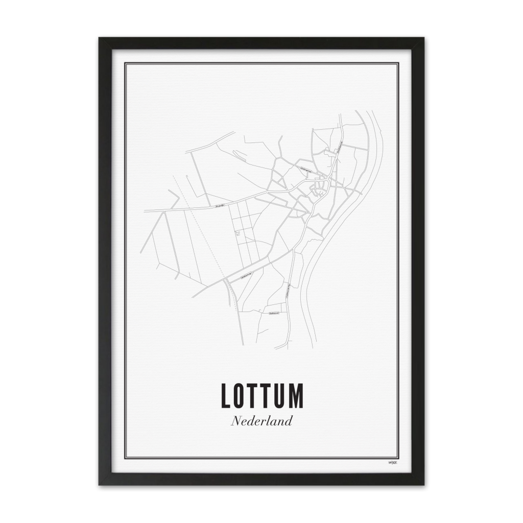 Poster van Lottum - Stad | WIJCK. 