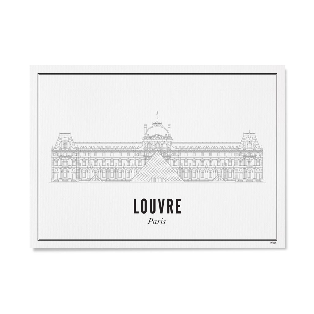 Affiches de Paris - Louvre | WIJCK.