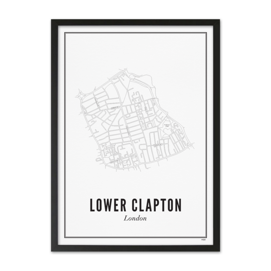 Affiches de Londres - Lower Clapton | WIJCK.