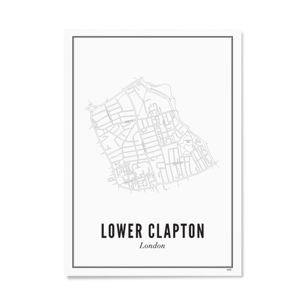 Affiches de Londres - Lower Clapton | WIJCK.