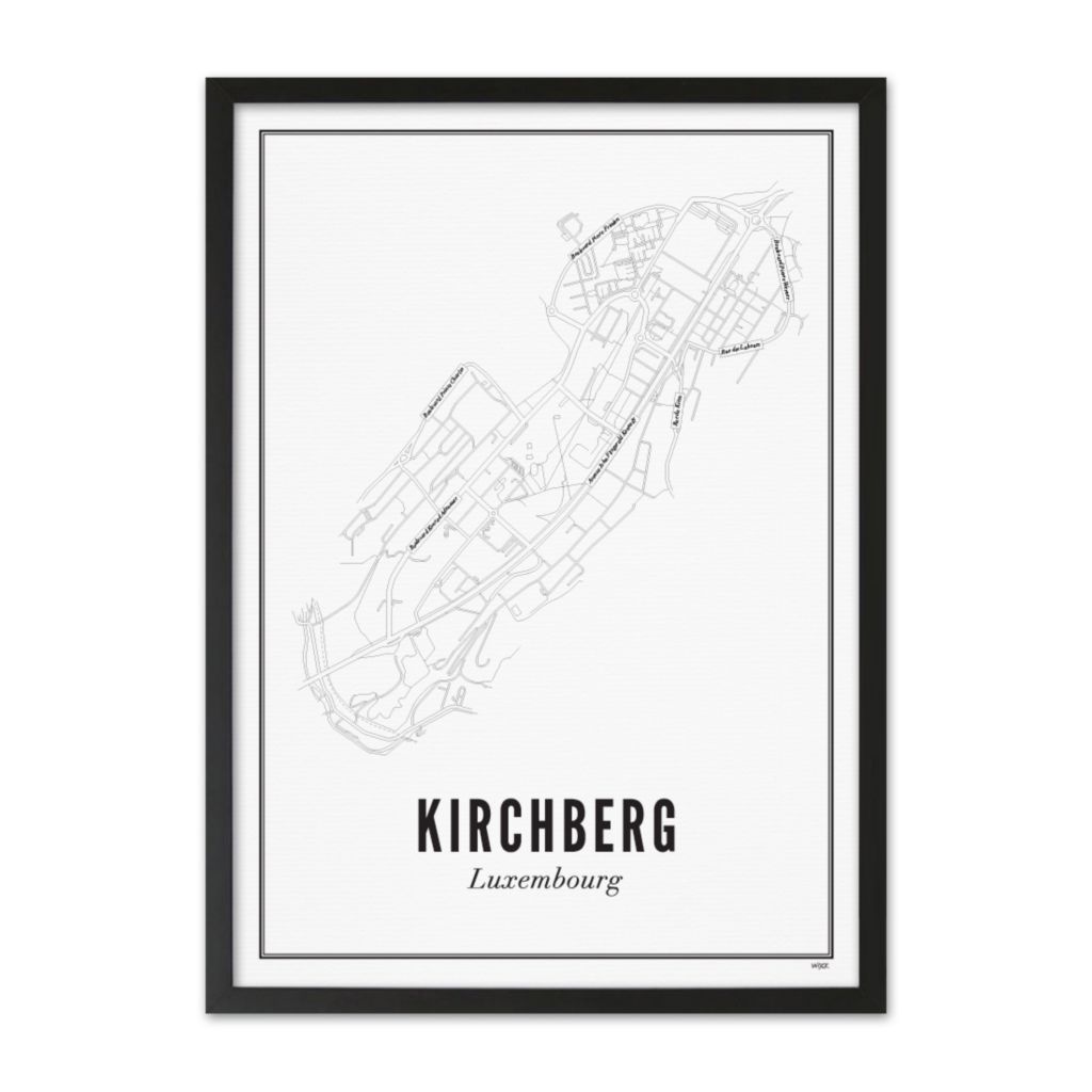 Poster van Luxembourg - Kirchberg | WIJCK. 
