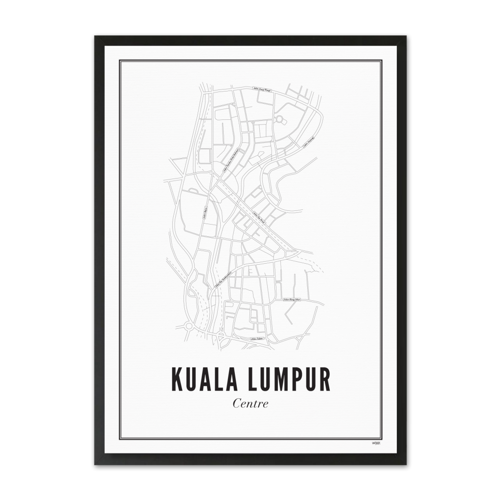 Poster von Kuala Lumpur - Zentrum | WIJCK.