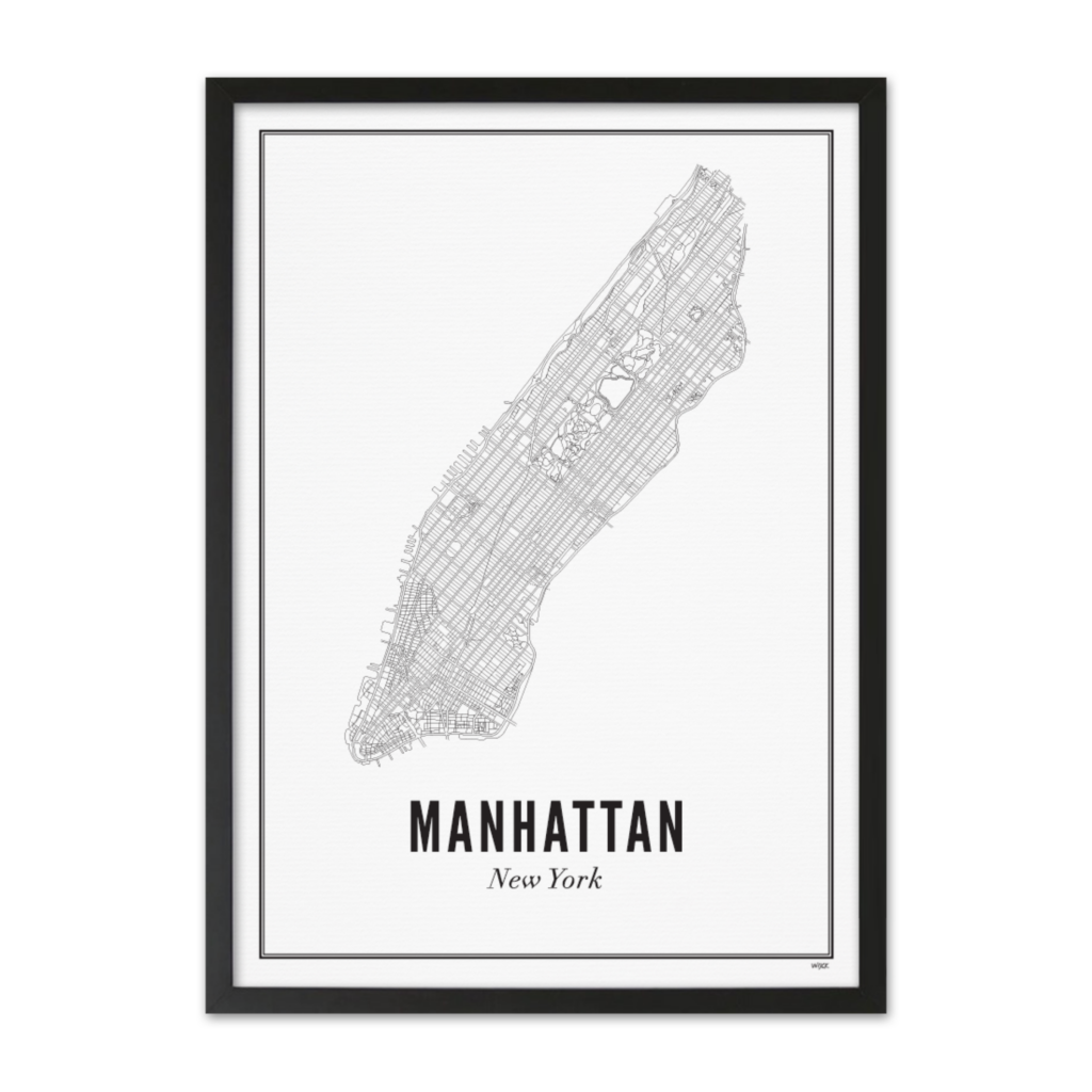 Poster van New York - Manhattan | WIJCK. 