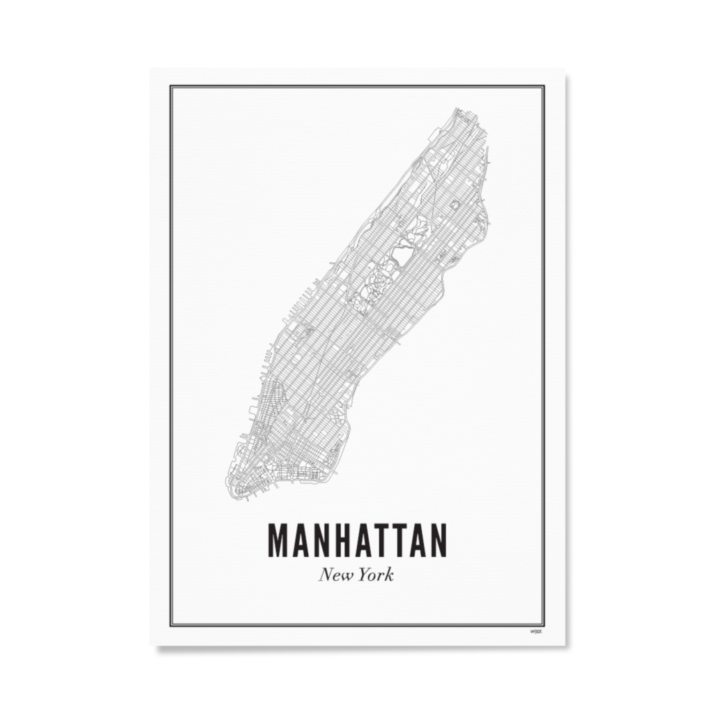 Poster van New York - Manhattan | WIJCK. 