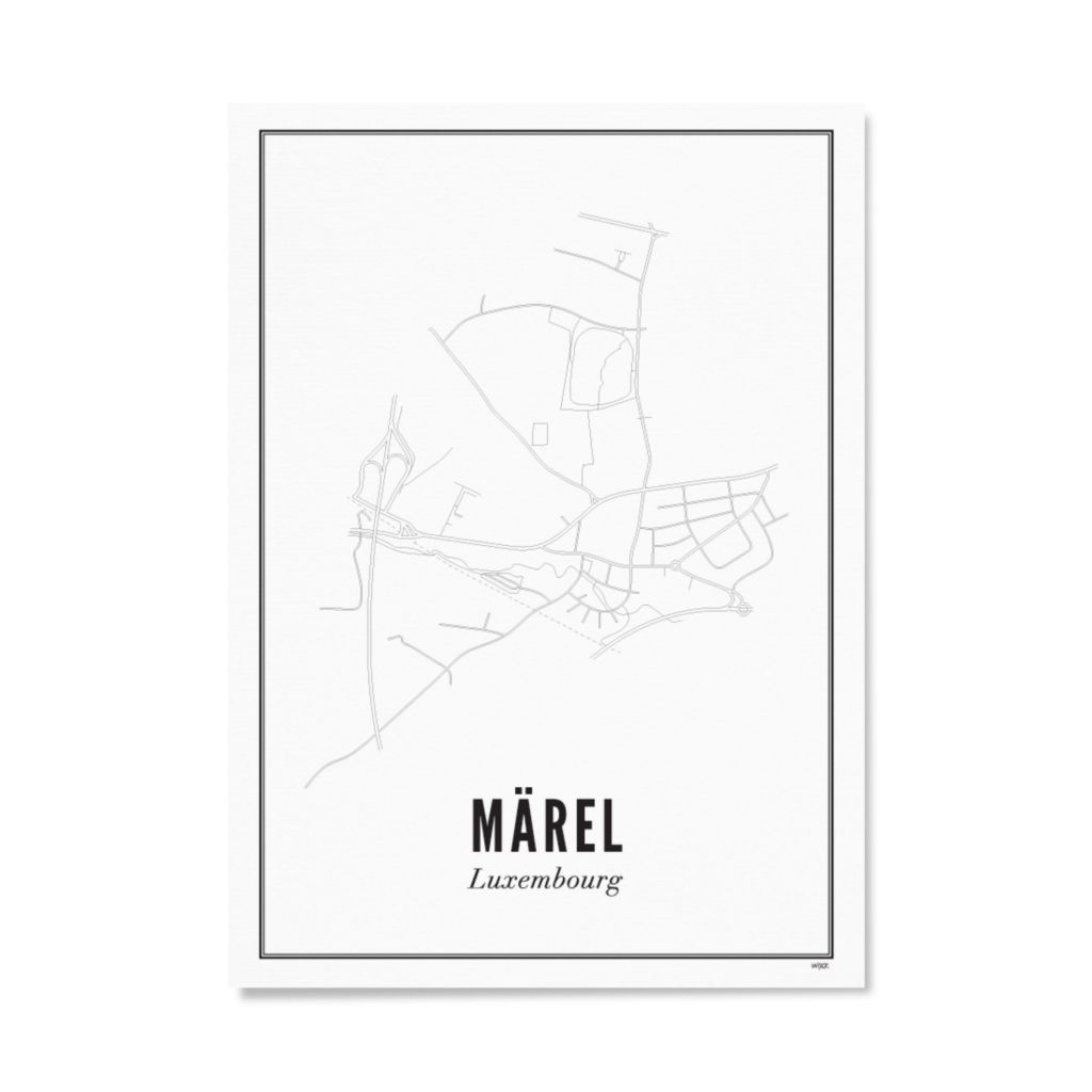 Poster of Luxembourg - Märel | WIJCK.