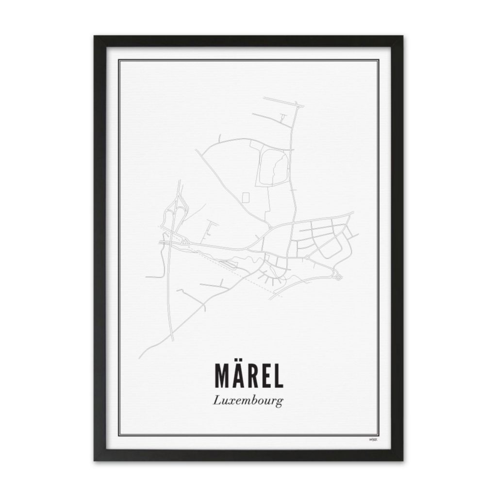 Poster of Luxembourg - Märel | WIJCK.