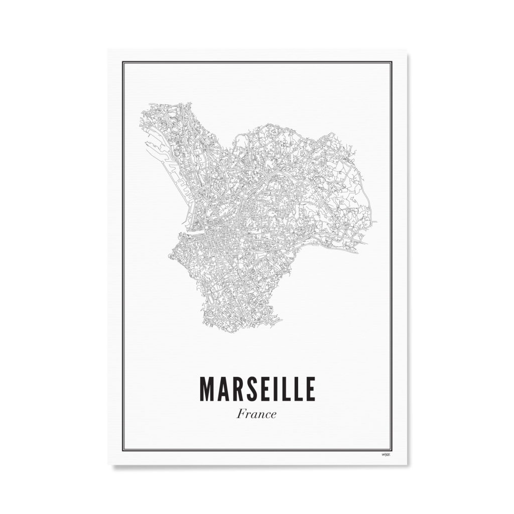 Poster von Marseille | WIJCK.