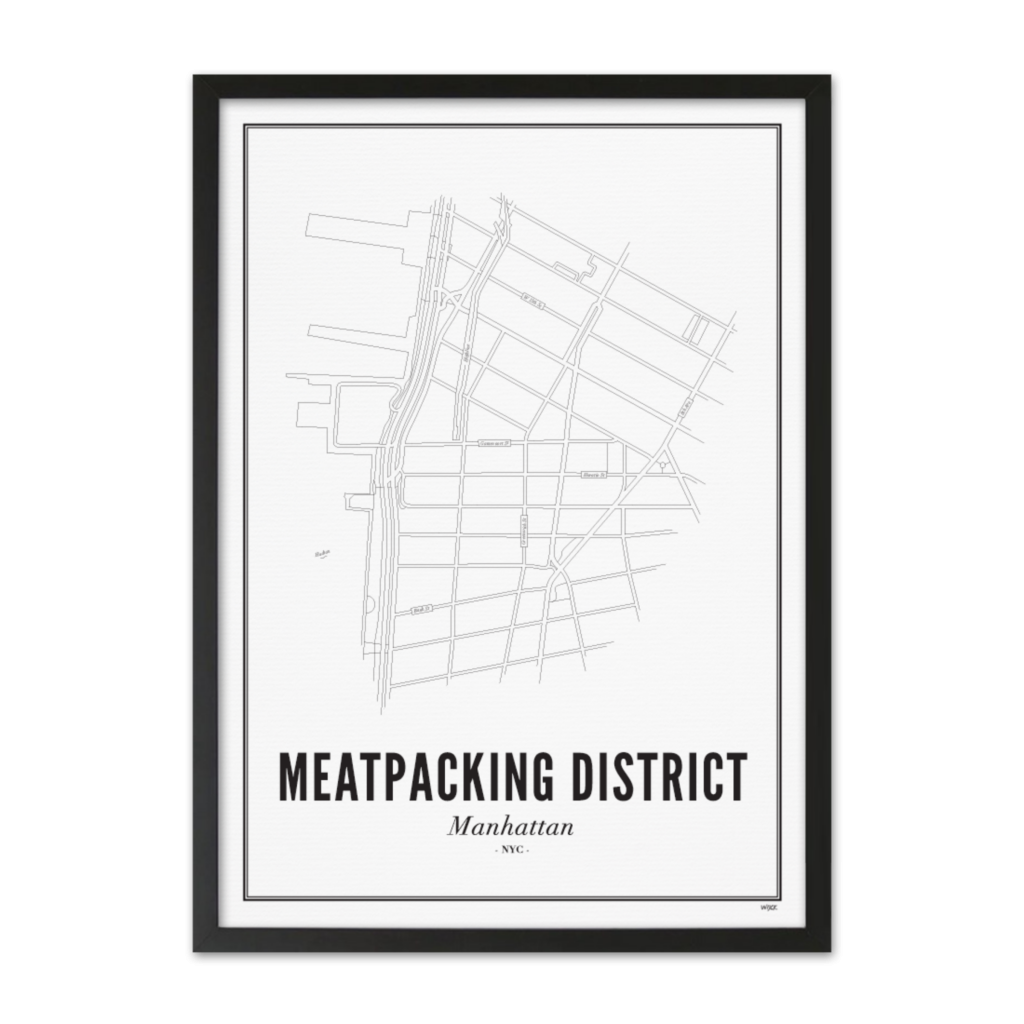 Affiches de New York - Meatpacking District | WIJCK.