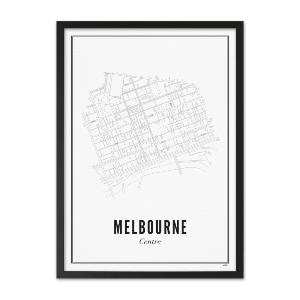 Affiches de Melbourne -  Zentrieren | WIJCK.