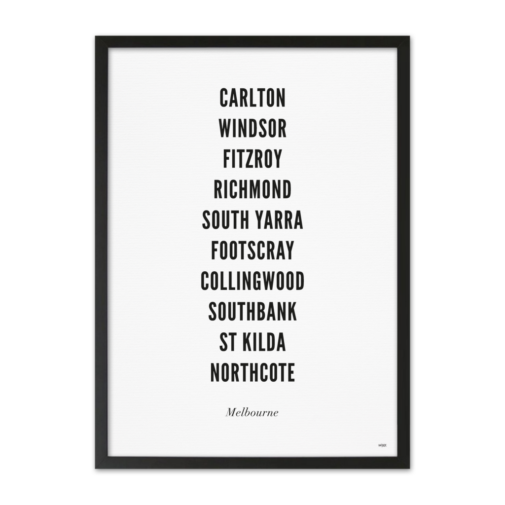 Affiches de Melbourne - Ville | WIJCK.