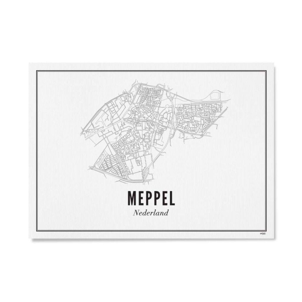 Poster von Meppel - City | WIJCK.